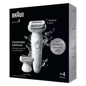 Epilator Braun Silk-épil 9 9-041 40 tweezers Silver