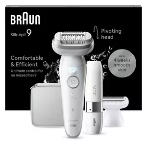 Braun Silk-épil 9 9-341 epilators 40 pincetes Balts