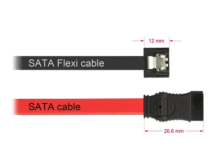 SATA kabelis DeLOCK 0.2m 2xSATAIII Photo 2