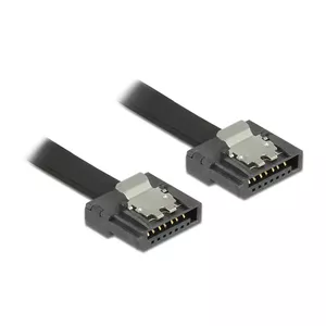 SATA kabelis DeLOCK 83841 0.5m SATA III 7-pins melns