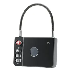 Smart padlock Mili MiLock Black Code Wireless CR2032 Battery