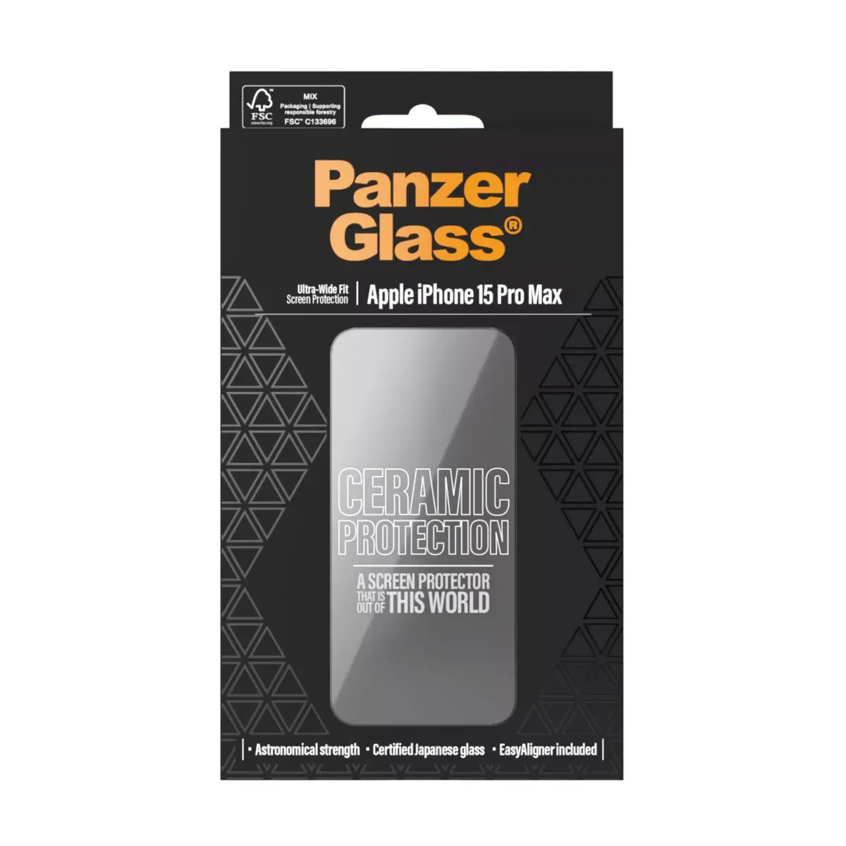 Керамическая Защита PanzerGlass iPhone 15 Pro Max Photo 3
