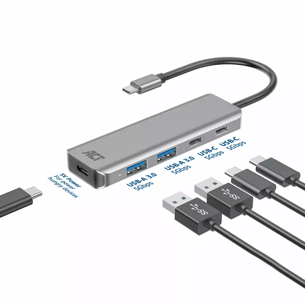 ACT AC7072 USB 3.2 Gen 1 Type-C centrmezgls Photo 4