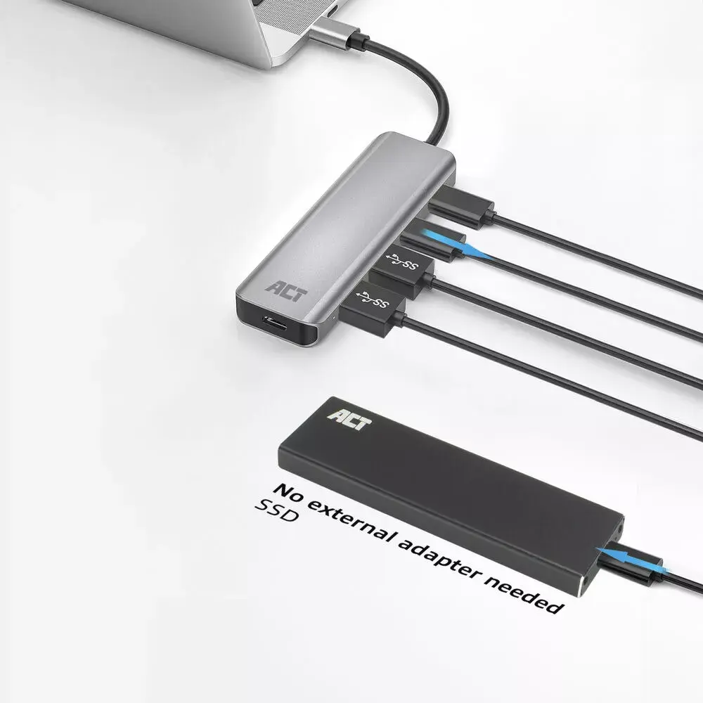 ACT AC7072 USB 3.2 Gen 1 Type-C centrmezgls Photo 6