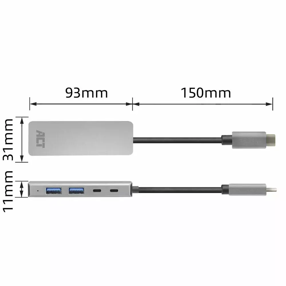 ACT AC7072 USB 3.2 Gen 1 Type-C centrmezgls Photo 8
