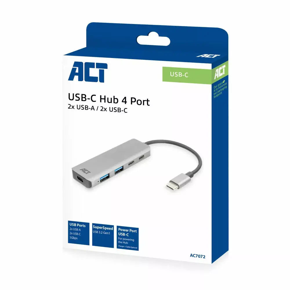 ACT AC7072 USB 3.2 Gen 1 Type-C centrmezgls Photo 9