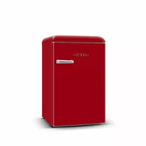 Refrigerator ETA ETA253690030E — 110 L (92 L fridge, 18 L freezer), 90 cm, freestanding, 38 dB, energy class E, red