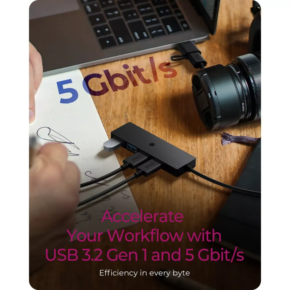 USB Хаб ICY BOX IB-HUB1424-C3 Photo 6
