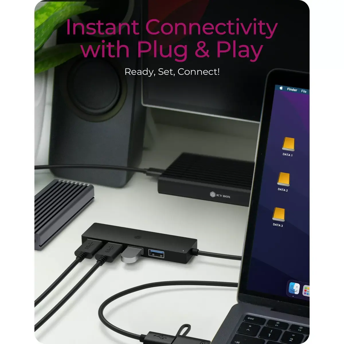 USB Хаб ICY BOX IB-HUB1424-C3 Photo 7