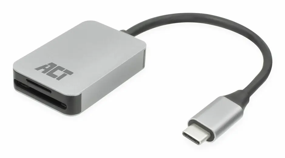 ACT AC7056 USB-C Karšu Lasītājs SD un MicroSD Photo 3