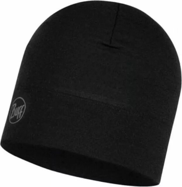 Шапка Buff Merino Midweight — Solid Black Photo 1