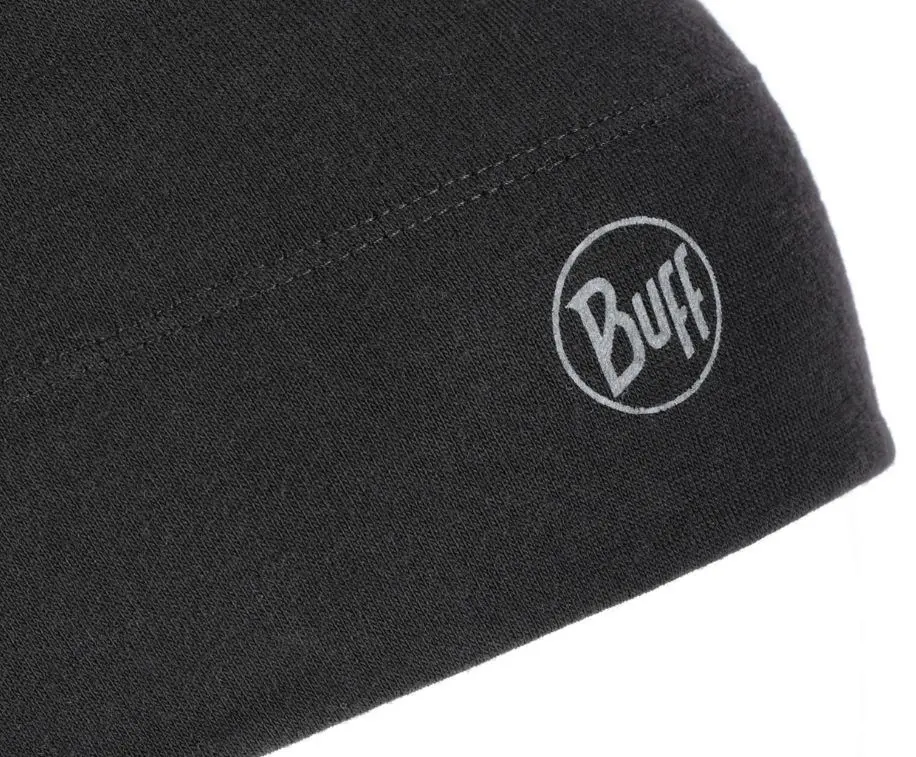 Шапка Buff Merino Midweight — Solid Black Photo 4