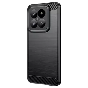 Silikona maciņš Fusion Accessories priekš Xiaomi 14 — modelis FSN-BC-TRT-X14-BK, melns