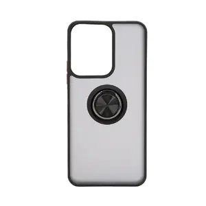 Гибридный чехол iLike для Xiaomi Redmi 13C 5G — Ring, чёрный