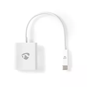 USB графический адаптер Nedis CCGB64651WT02 3840 x 2160 пикселей Белый