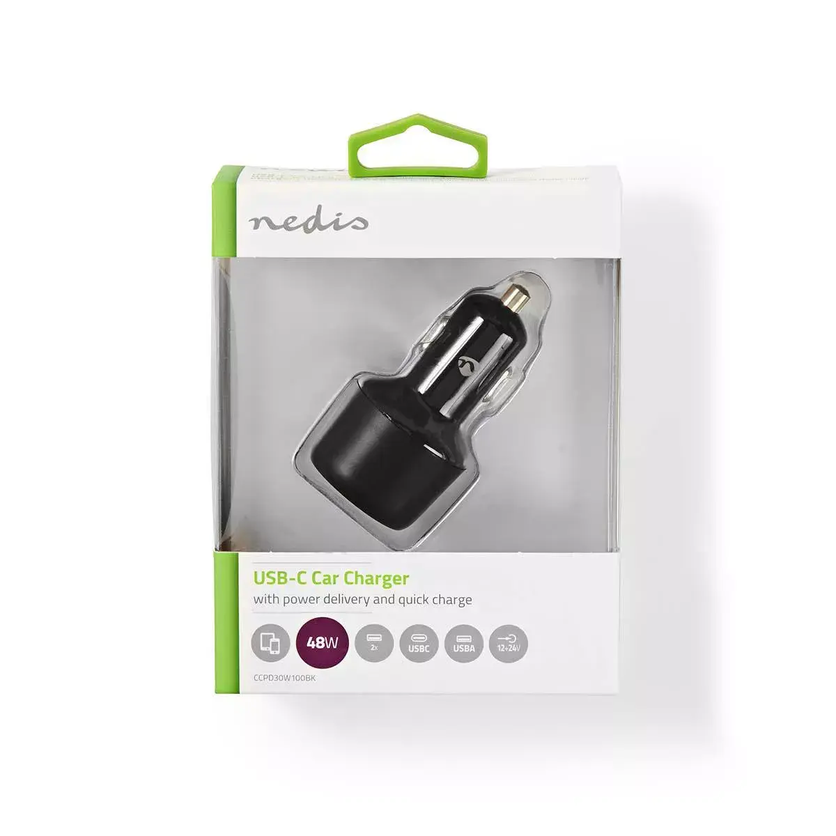 Mobile device charger Nedis CCPD30W100BK Photo 4