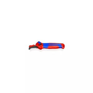 Нож для снятия изоляции Knipex 16 50 145 SB с трещоткой, рукояти красно-синие