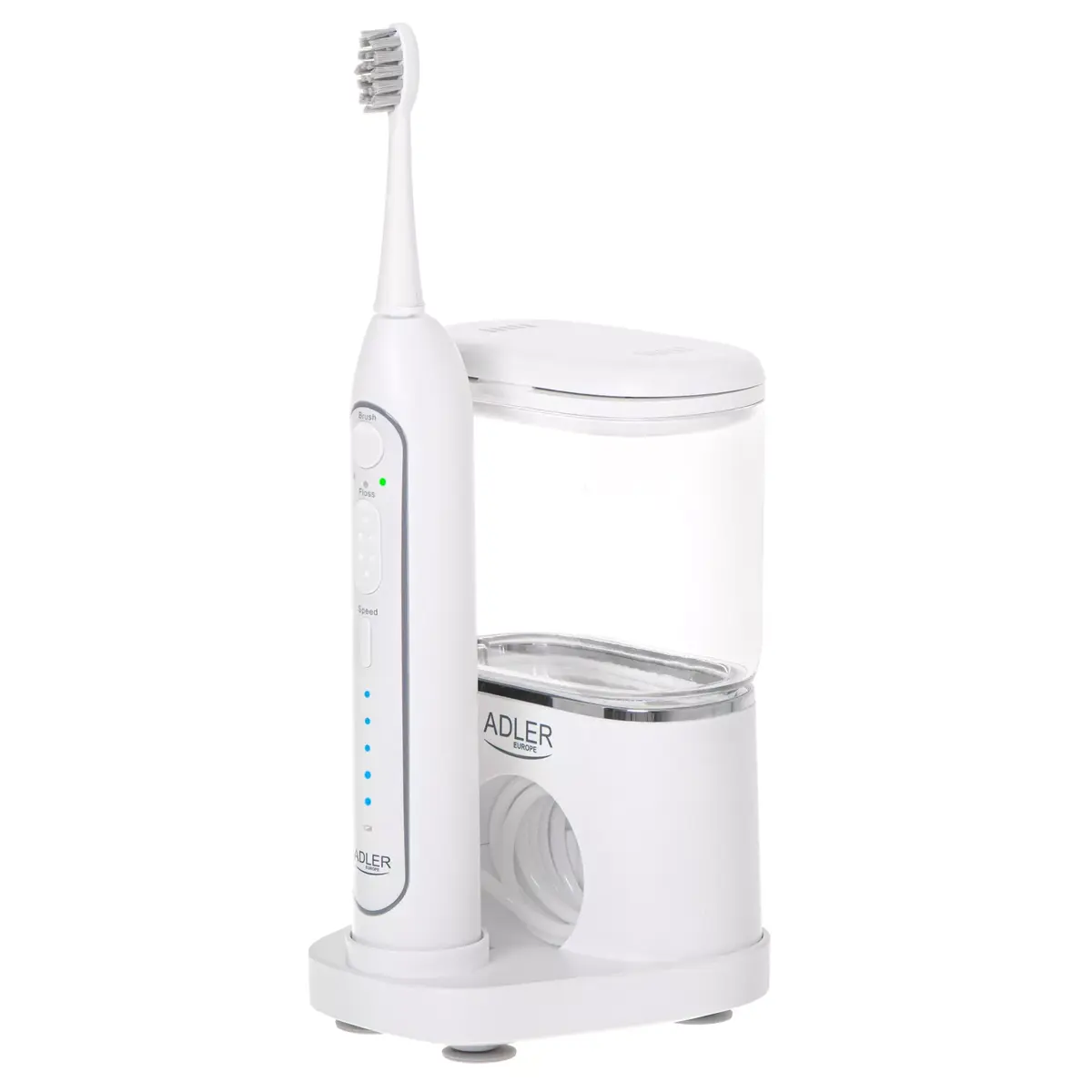 Toothbrush Adler 2-in-1 Water Flossing Sonic Brush AD 2180w Photo 2