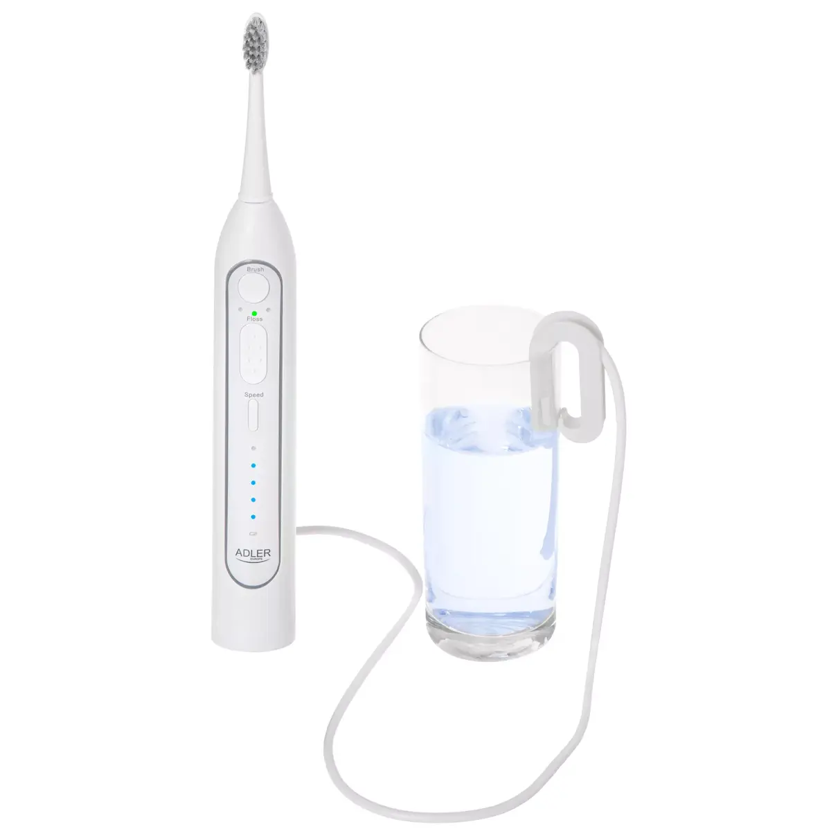 Toothbrush Adler 2-in-1 Water Flossing Sonic Brush AD 2180w Photo 5