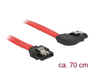 SATA cable DeLOCK 83970 0.7 m SATA 7-pin Black Red