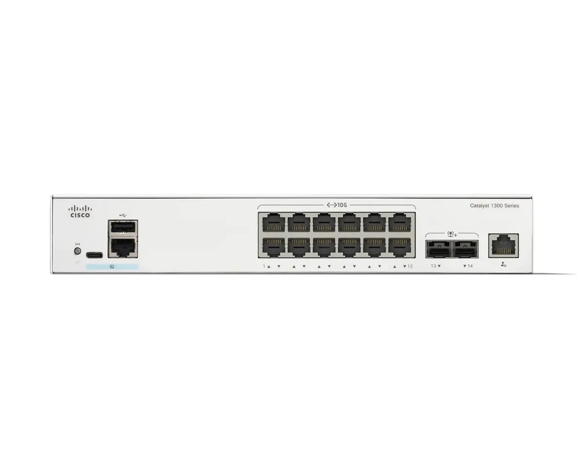 Pārvaldāms tīkla slēdzis Cisco Catalyst C1300-12XT-2X Photo 2
