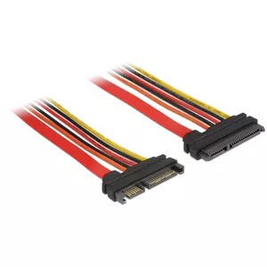 SATA kabelis DeLOCK 84919 0.3m SATA 22-pins Melns Oranžs Sarkans Dzeltens
