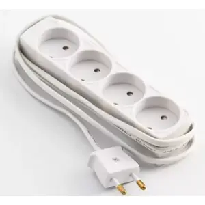 Удлинитель Microconnect GRUELU4H015 1.5м 4 розетки белый