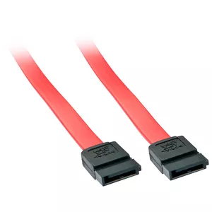 Lindy 33324 кабель SATA 0,5 m Черный, Красный