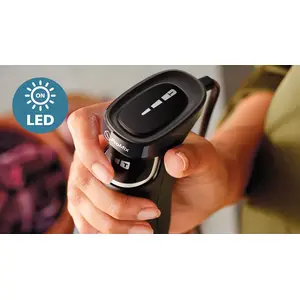 Precise control thanks to LED speed indicator