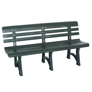 Садовая скамейка BICA Olimpia 150x53x77 см зелёная - уличная скамья