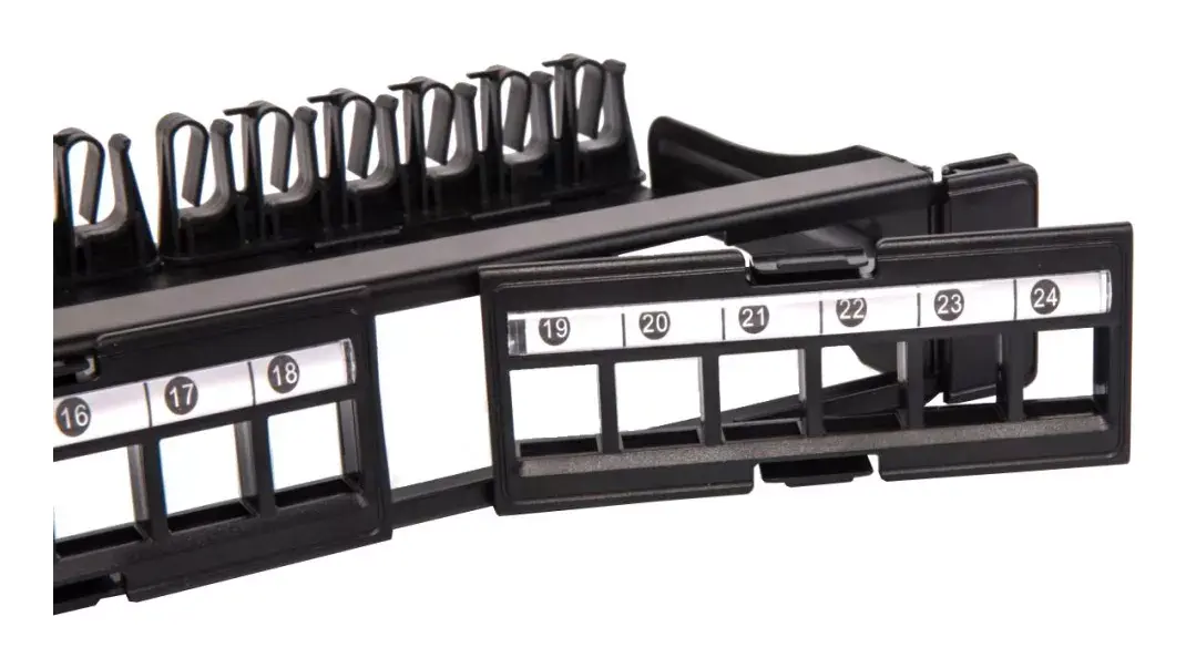 Techly Modular Patch Panel 24 Places UTP Black Photo 2