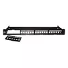 Techly Modular Patch Panel 24 Places UTP Black Photo 4