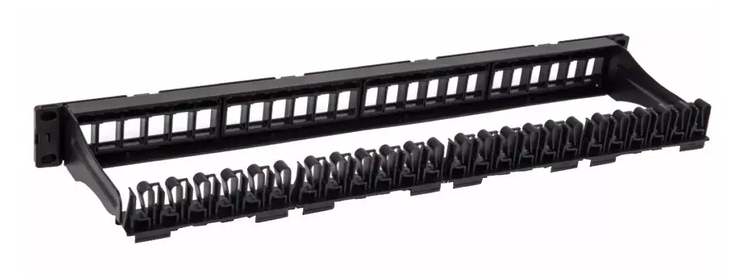 Techly Modular Patch Panel 24 Places UTP Black Photo 5