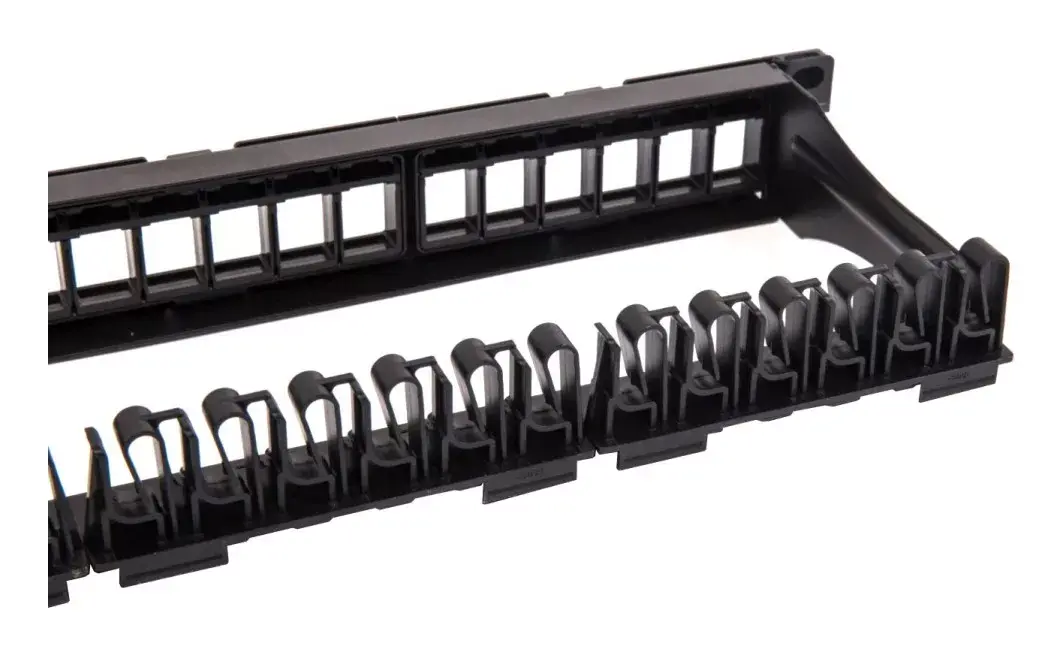 Techly Modular Patch Panel 24 Places UTP Black Photo 6