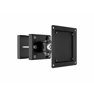 Monitor pole mount MULTIBRACKETS M VESA 75x75–100x100, clamp, for 15"–40" screens, 15 kg, swivel ±45°, tilt ±90°, black