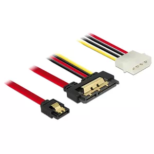 SATA Cable DeLOCK 85230 0.3m SATA 7-pin + Molex 4-pin