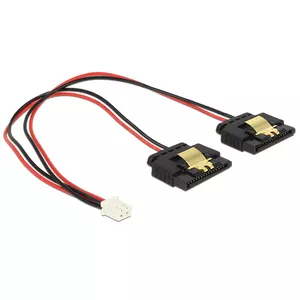 Internal power cable DeLOCK 85249 0.2 m Molex to 2 x SATA