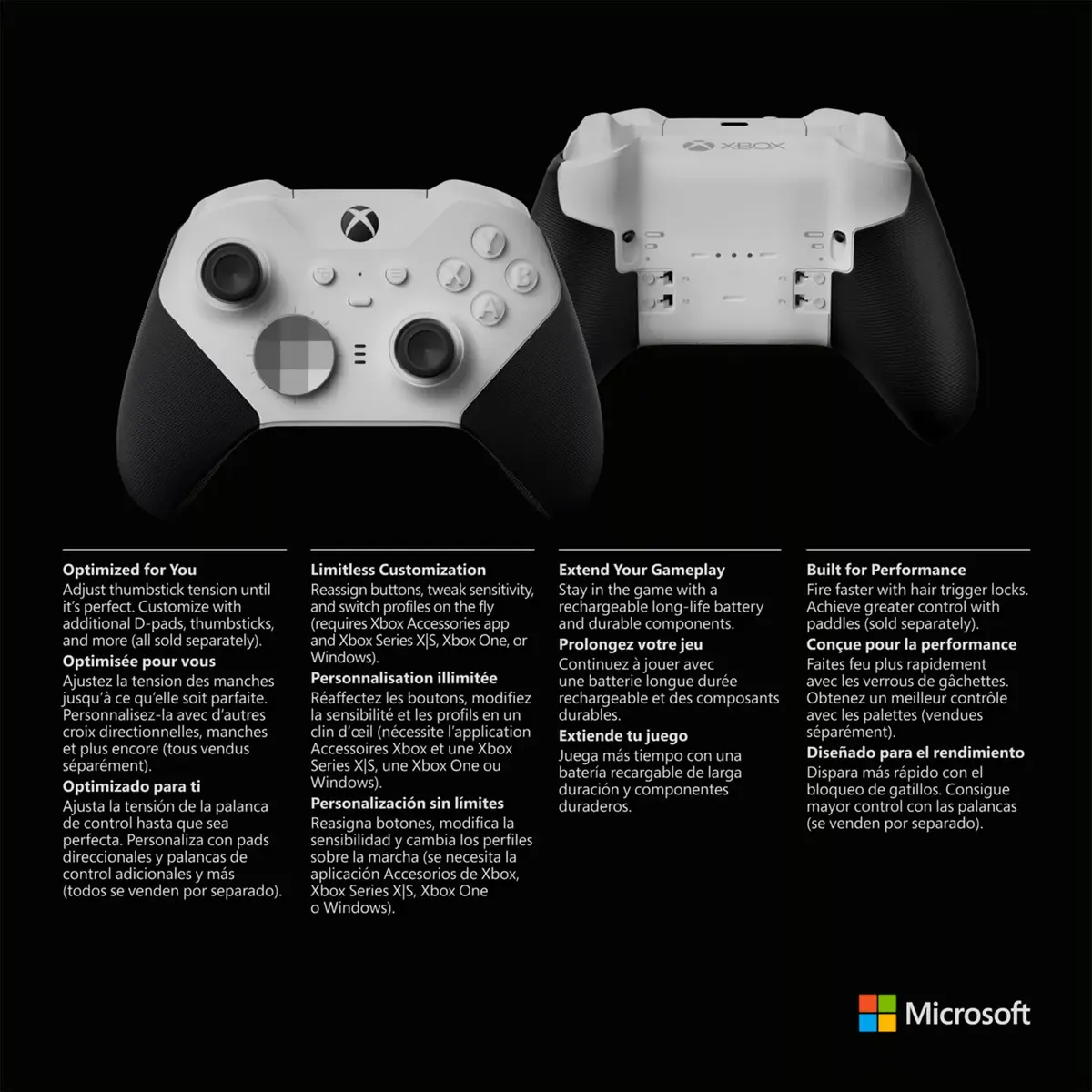 Microsoft Xbox Elite Wireless Series 2 – Core gamepad Photo 15