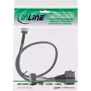 InLine U.2 connection cable SSD SFF-8639 to SFF-8643 + power 0.5m