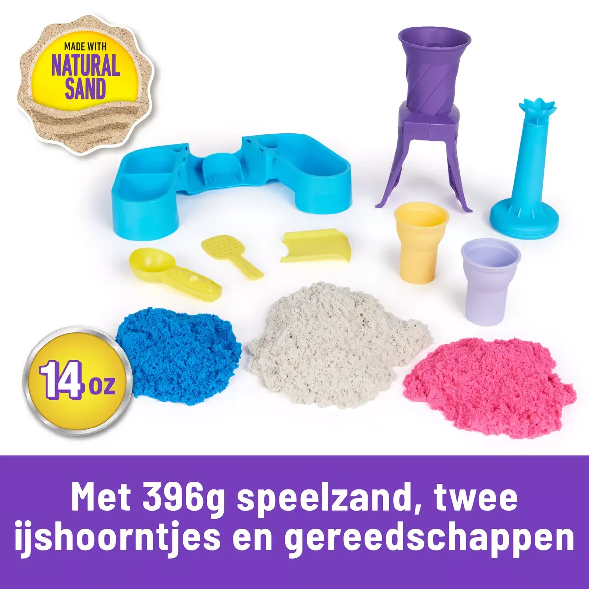 Детский кинетический песок Kinetic Sand Soft Serve Station Photo 9
