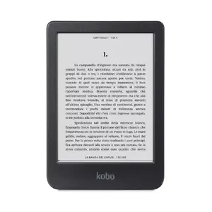 Rakuten Kobo Clara BW e-grāmatu lasītājs Skārienjūtīgais ekrāns 16 GB Wi-Fi Melns