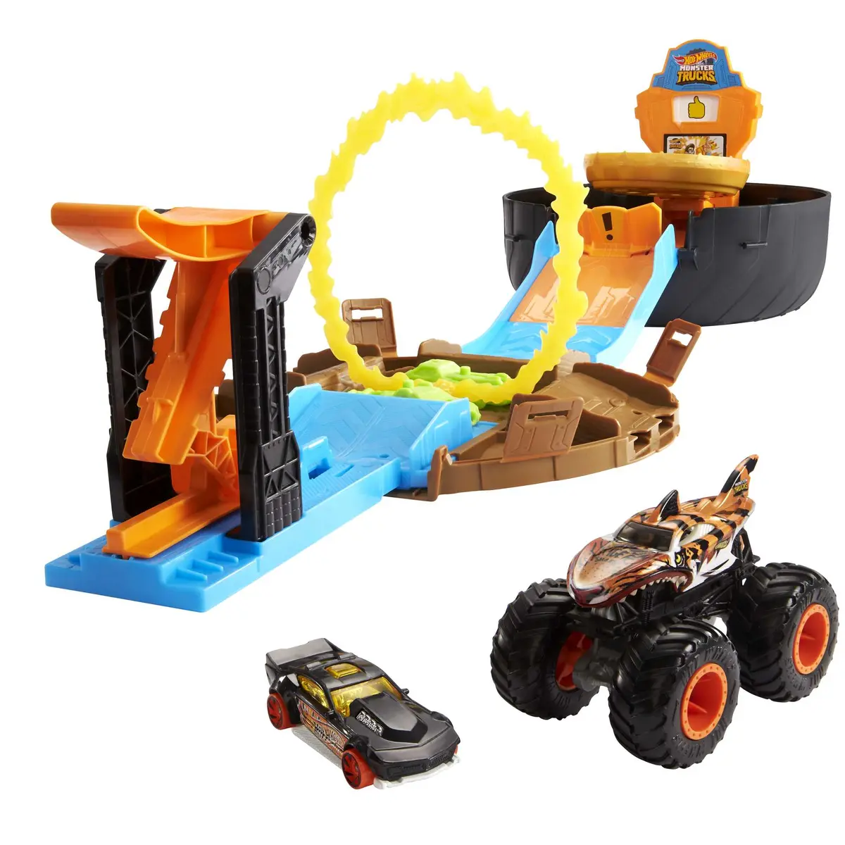 Transportlīdzekļu un trases komplekts Hot Wheels