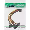 InLine SATA Power 1 to 4 Cable 29683X Photo 2