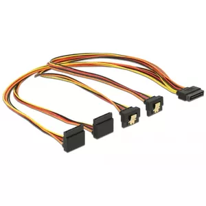 Iekšējais barošanas kabelis DeLOCK 60155 0.5m 4xSATA 15-pin