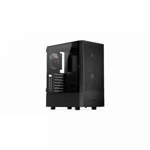 PC Case KRUX Nadir KRXD007 ATX Midi Tower, black, windowed, supports ATX mobo, GPU up to 31.5 cm