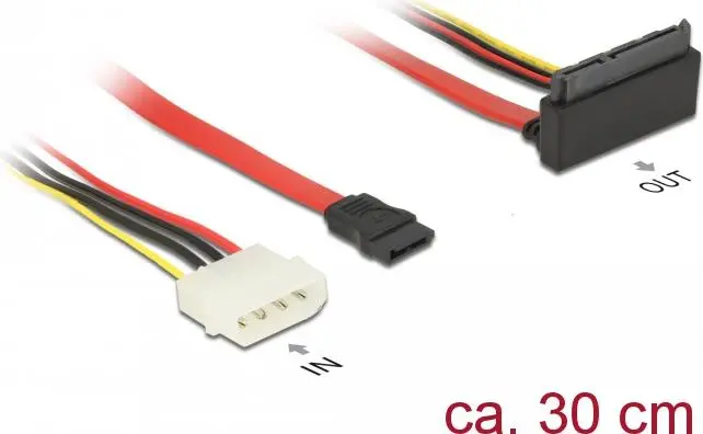 SATA kabelis DeLOCK 85514 0.3m