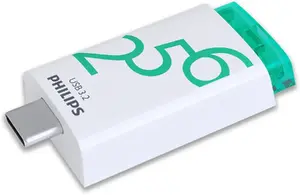 Флеш-накопитель USB Philips Click Series Gen 1 256 ГБ USB 3.2 Gen 1 USB Type-A белый