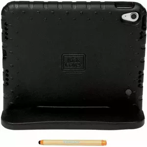 Parat bērnu vāks iPad 10.9 collas ar skārienpildspalvas turētāju, melns