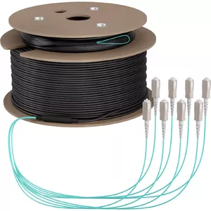Оптоволоконный кабель EFB Elektronik O8321S80OM3 8x SC OM3 80 м Аква