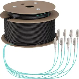 Оптоволоконный кабель EFB Elektronik O8322S60OM3 8x LC OM3 60 м Бежевый Черный Синий